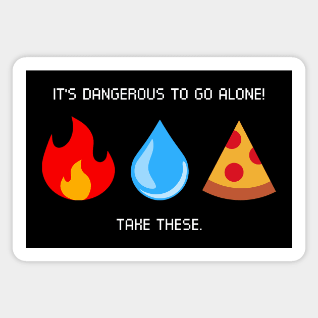 Coolmath Games - Fire Water Pizza Sticker by Coolmath Games